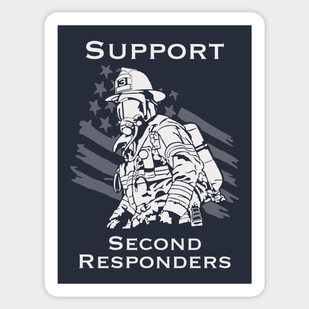 2nd responder Sticker by 752 Designs